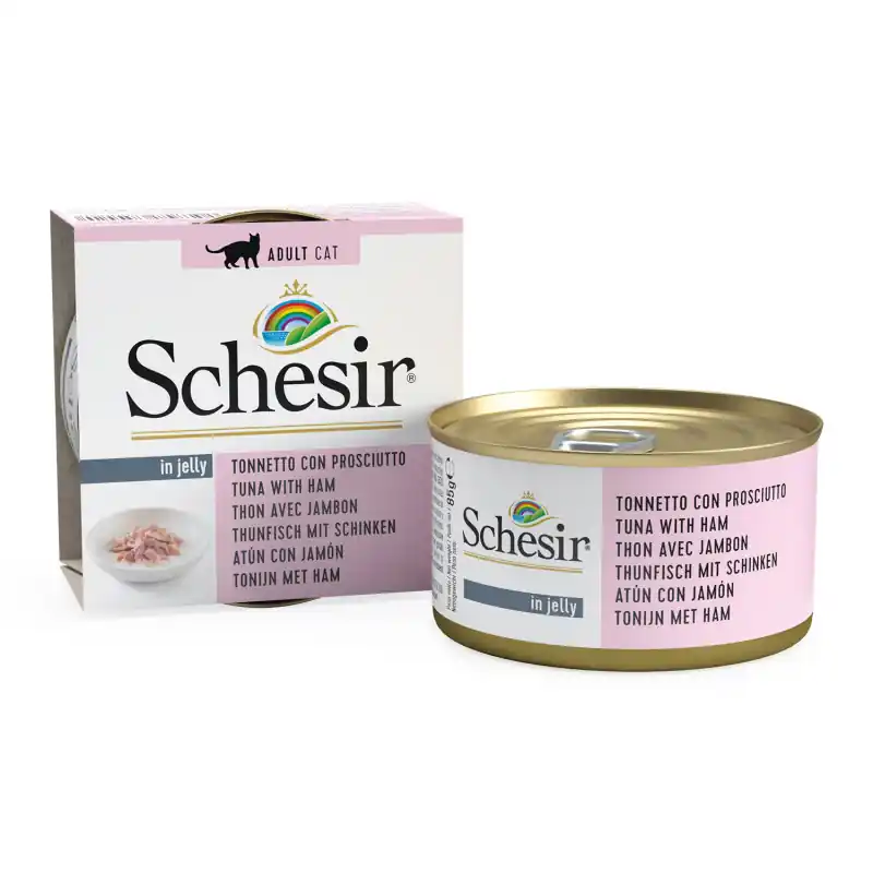 Markenprodukt Schesir Thunfisch Schinken in Jelly 85 g